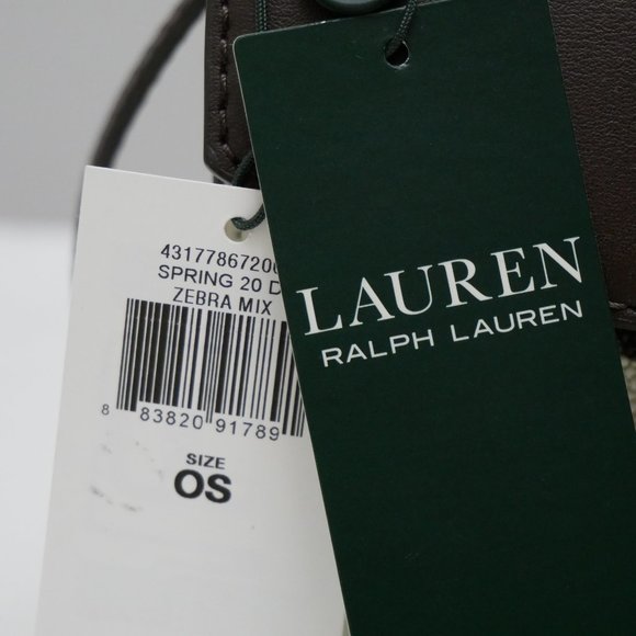 Lauren Ralph Lauren Satchel/Top Handle Bag Small Bags  RAPLH LAUREN Smooth Canvas Beckett 19 Satchel